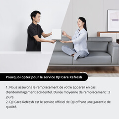 DJI Care Refresh Pour Osmo Pocket - 2 Remplacements En 12 Mois - Couverture Accidents Et Eau