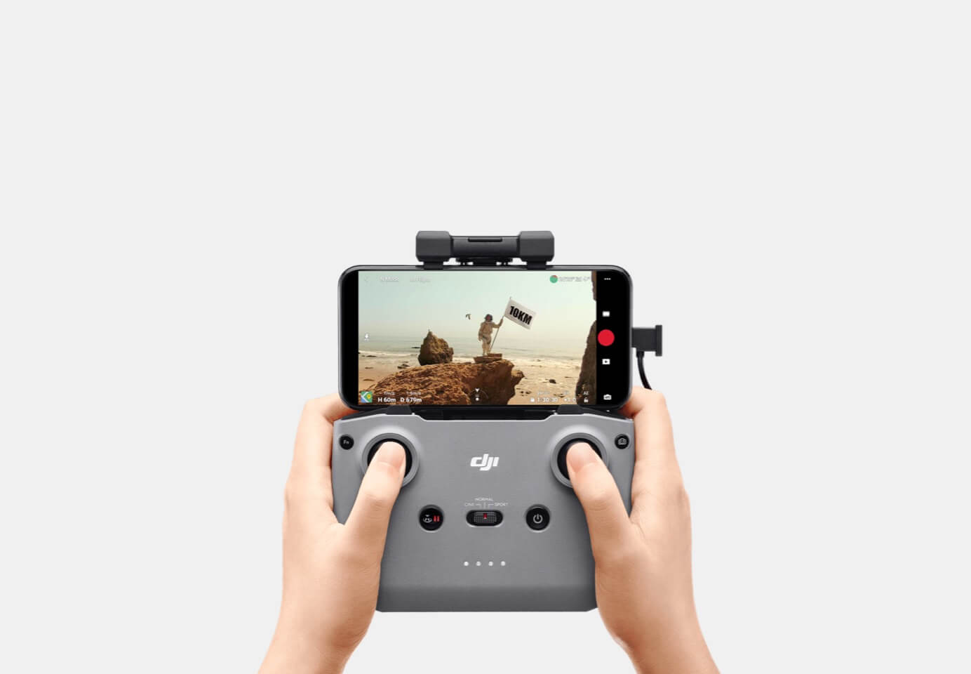 mini 2 supports up to 10km of hd video transmission and has excellent anti-inter